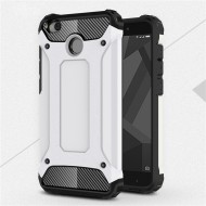 Бронированный противоударный TPU+PC чехол Immortal для Xiaomi Redmi 4X Серебряный