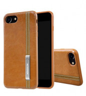 Кожаная накладка Nillkin Phenom Series с подставкой для Apple iPhone 7 (4.7") Светло-коричневый