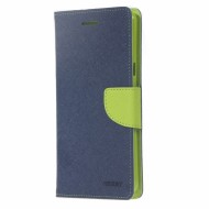 Чехол (книжка) Mercury Fancy Diary series для Xiaomi Redmi Note 3 / Redmi Note 3 Pro Синий / Лайм