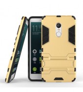 Ударопрочный чехол-подставка Transformer для Xiaomi Redmi Note 4 / Note 4X с мощной защитой корпуса Золотой / Champagne Gold
