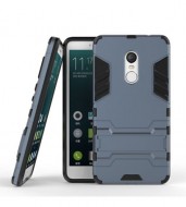 Ударопрочный чехол-подставка Transformer для Xiaomi Redmi Note 4 / Note 4X с мощной защитой корпуса Серый / Metal slate