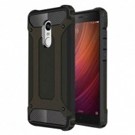 Бронированный противоударный TPU+PC чехол Immortal для Xiaomi Redmi Note 4X Черный