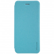 Кожаный чехол (книжка) Nillkin Sparkle Series для Apple iPhone 7 (4.7") Бирюзовый