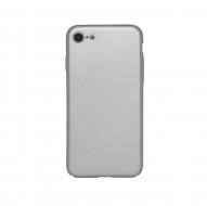 Пластиковая накладка soft-touch с защитой торцов Joyroom для Apple iPhone 7 (4.7") Серебряный