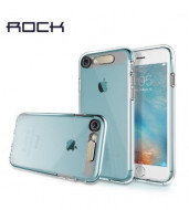 Светящийся TPU чехол ROCK Tube Series для Apple iPhone 7 (4.7") Синий / Transparent Blue