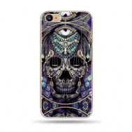 Тонкий силиконовый чехол "Всевидящее око" с прозрачными краями для Apple iPhone 7 (4.7") Череп
