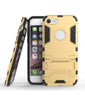 Ударопрочный чехол-подставка Transformer для Apple iPhone 7 (4.7") с мощной защитой корпуса Золотой / Champagne Gold