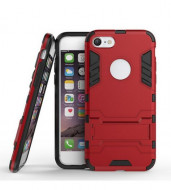 Ударопрочный чехол-подставка Transformer для Apple iPhone 7 (4.7") с мощной защитой корпуса Красный / Dante Red