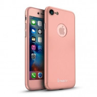 Чехол iPaky 360 градусов для Apple iPhone 7 (4.7") (+ стекло на экран) Rose Gold